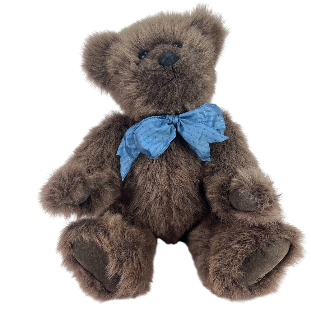 NEW Bentley & Buddies Artist Nancy Dane 18"‎ Mohair Jointed Teddy Bear Signed